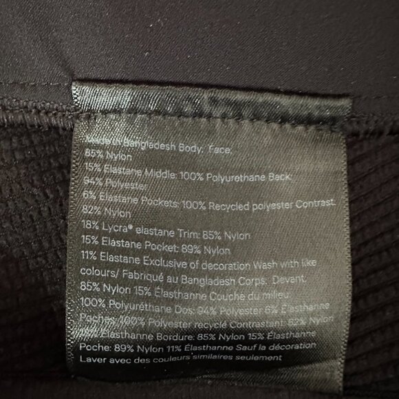 Lululemon Soft Shell Fleece Black Jacket Hooded Size Medium - Picture 4 of 4